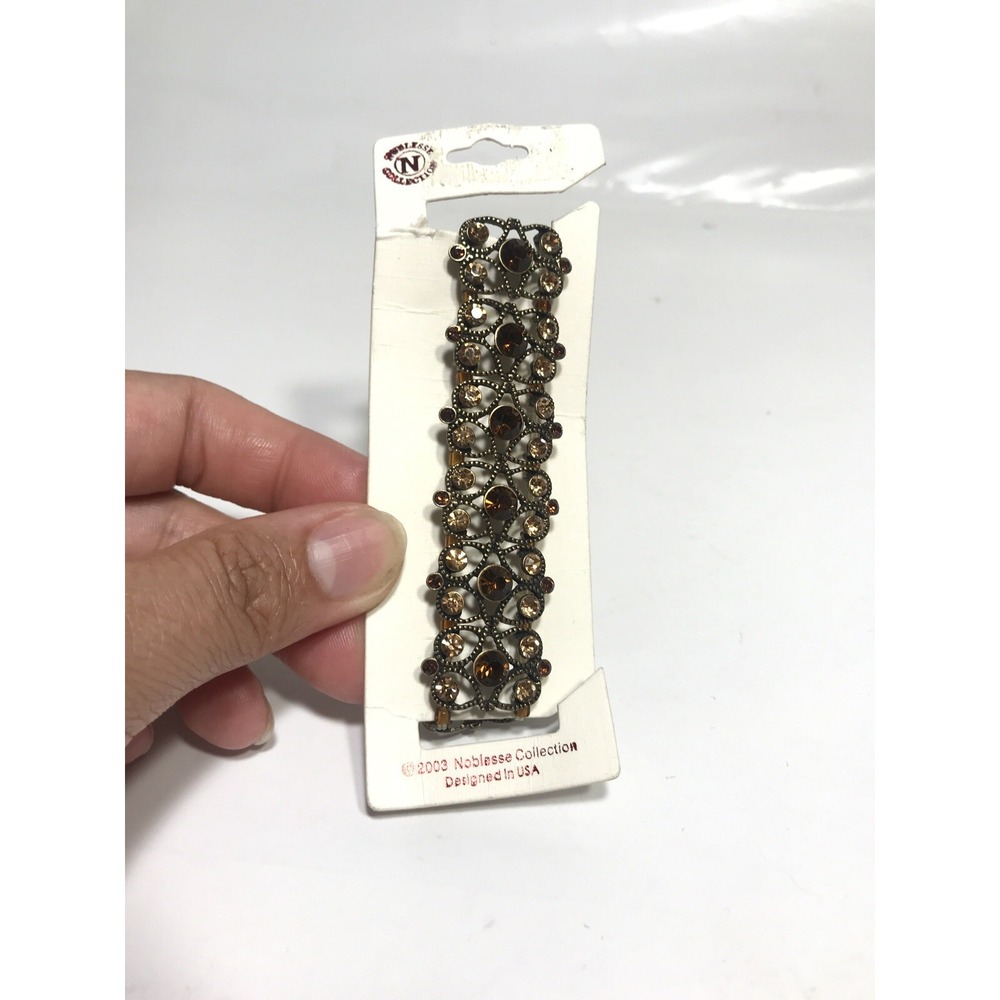 Noblesse Collection Crystals Stretch Bracelet